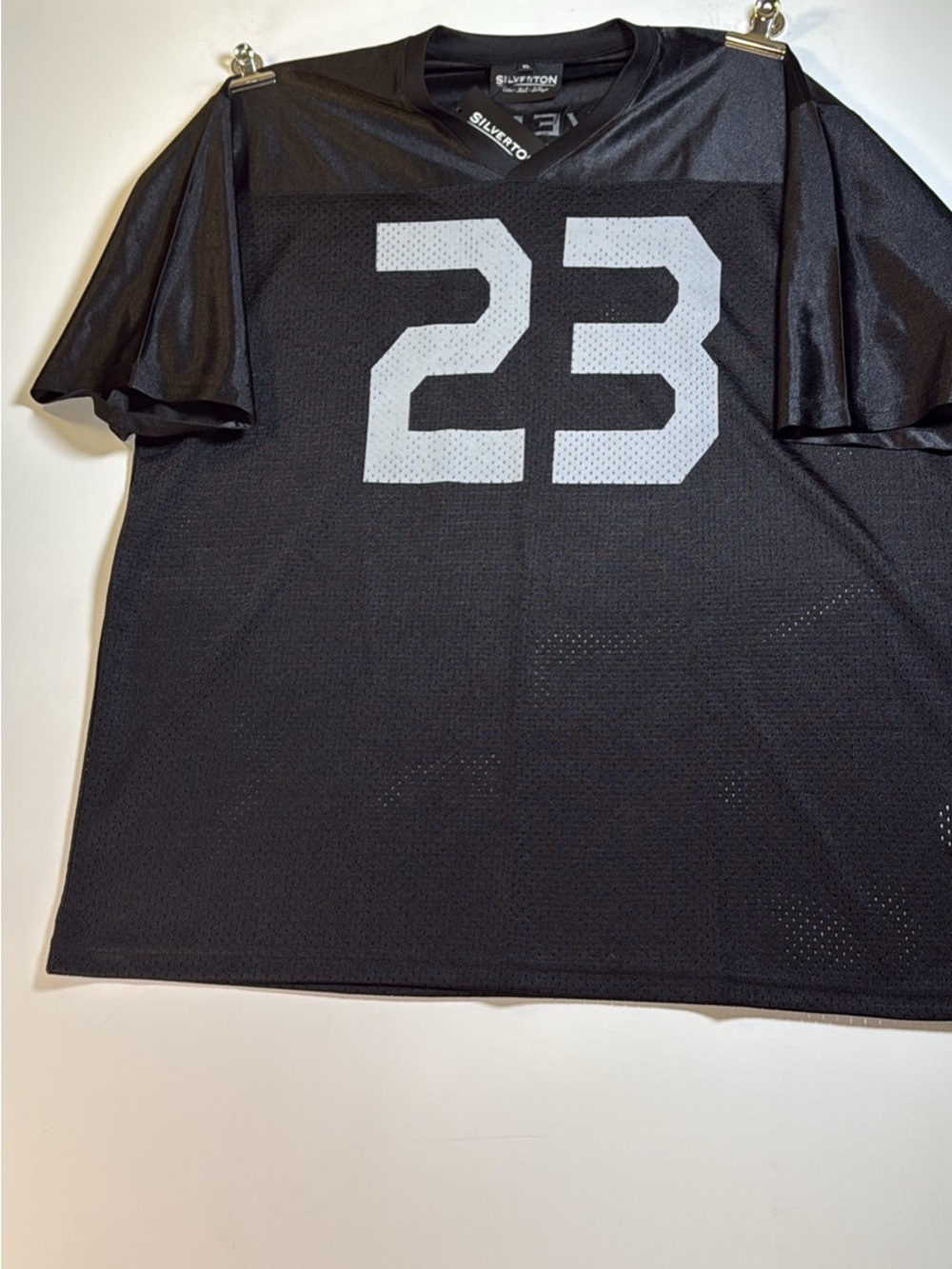 Silverton Black Mesh Jersey Raiders with White # 23